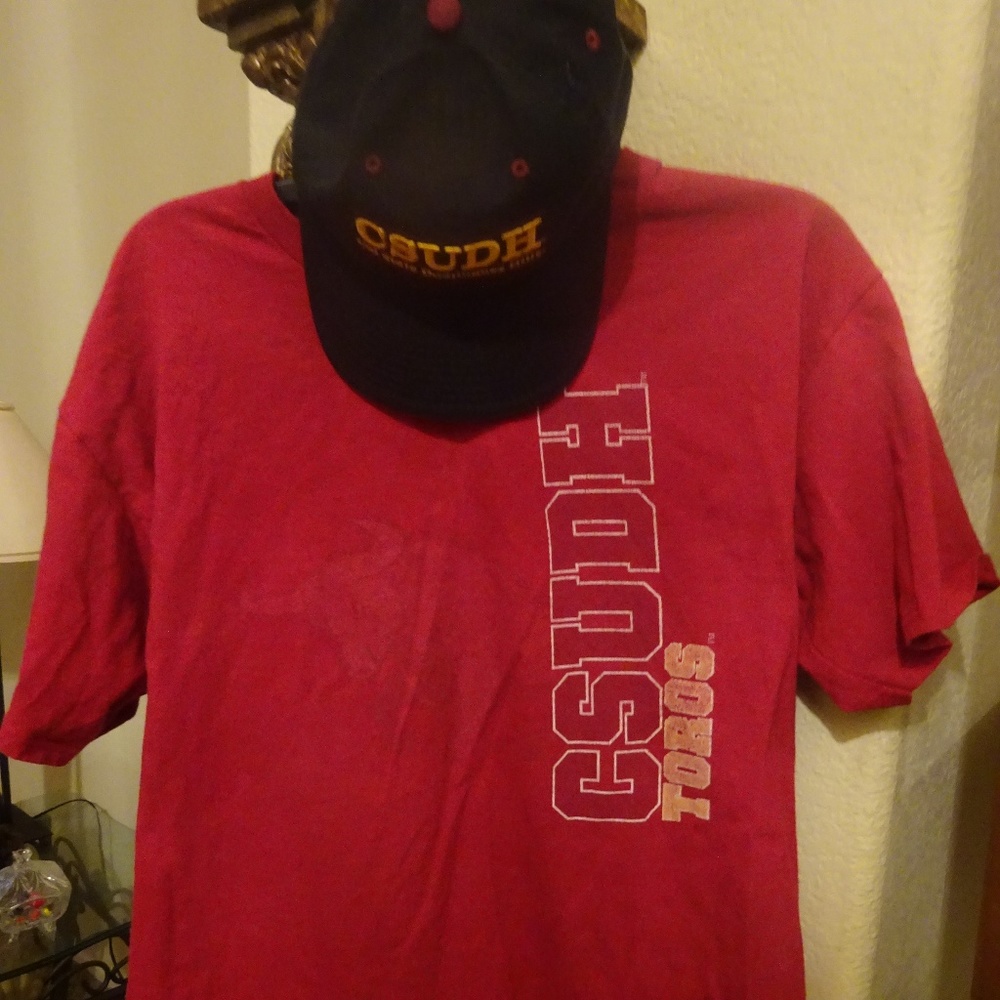 CSU Dominguez Hills T-shirt (L) and  Hat set